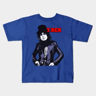 T.Rex (Mark Bolan) Blue version Kids T-Shirt